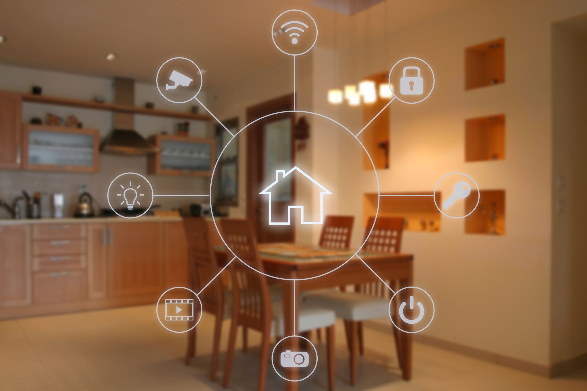 a photo of a smart home